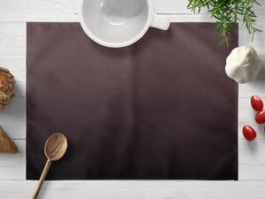 Biante Saténové prestieranie na stôl polyesterový Satén LUX-019 Čokoládovo hnedé 30x40 cm