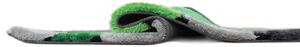 Koberec Pebble Typ 1 170x240 cm - zelená / sivá / čierna