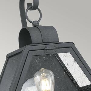 Vonkajšie nástenné svietidlo Heath šírka 33,1 cm, čierna
