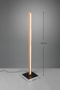 Trio 426410130 LED stojacie svietidlo Bellari 1x20W | 2300lm | 3000K - funkcia 4level switch, drevo