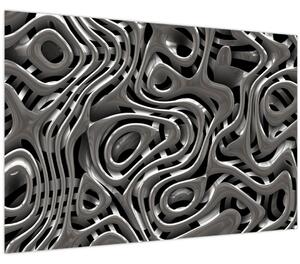 Obraz - Metalická abystrakcia (90x60 cm)