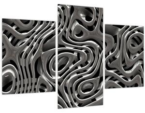 Obraz - Metalická abystrakcia (90x60 cm)