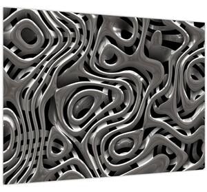 Obraz - Metalická abystrakcia (70x50 cm)