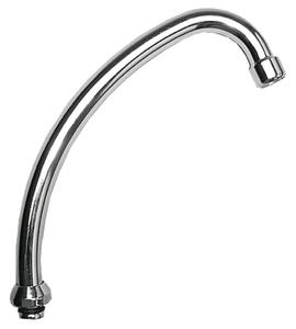 Výtoková rúra v tvare U pre nástenné batérie chróm - 3/4" prípojka 150 mm VYSOKÁ
