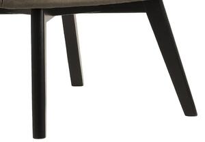 Dizajnová stolička Aleksander, olivovo zelená