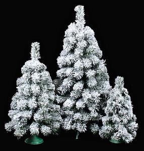 Malý 80cm zasnežený vianočný stromček