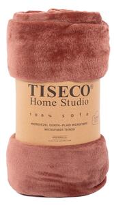 Ružová mikroplyšová deka Tiseco Home Studio, 150 x 200 cm