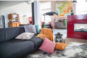 Ružová mikroplyšová deka Tiseco Home Studio Tassels, 220 x 240 cm