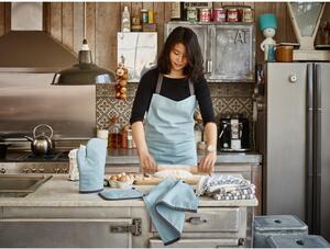 Modrá bavlnená kuchynská chňapka Tiseco Home Studio Fuji