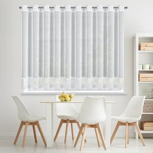 Dekorstudio Záclona ARTEMIDA s dekoračnými krúžkami 350x145cm - biela