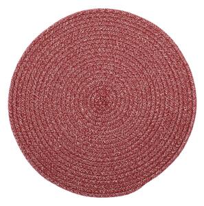 Ružové prestieranie s prímesou bavlny Tiseco Home Studio, ø 38 cm