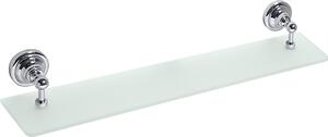 Bemeta Design RETRO chróm: Polička, 600 mm, sklo - 144302242