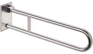 Bemeta Design HELP: Madlo, 813 mm, v tvare U, sklopné, odnímateľné, s aretáciou, s krytkou, nerez, lesk - 301507831