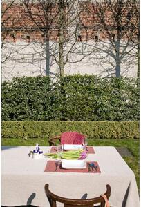 Béžovo-ružový bavlnený obrus Tiseco Home Studio, 250 x 150 cm