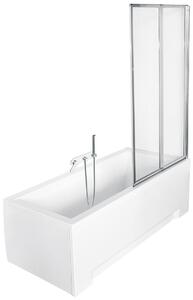 Besco Vaňová zástena AMBITION PREMIUM 2 80140 (80,5x140 cm | Transparent)