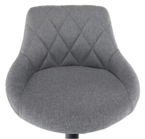Barová stolička Terkan - sivá / čierna