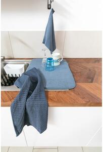 Súprava 2 modrých kuchynských utierok z mikrovlákna Tiseco Home Studio, 60 x 40 cm