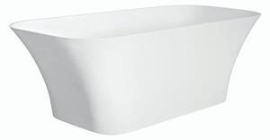 Besco Voľne stojaca vaňa z liateho mramoru Assos S-Line 160x70 BESCO-Typ výpuste: Click-Clack štandard, chróm, BESCO-Rozmery: 160x70, BESCO-Farba: Biela