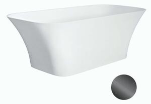 Besco Voľne stojaca vaňa z liateho mramoru Assos S-Line 160x70 BESCO-Typ výpuste: Click-Clack štandard, chróm, BESCO-Rozmery: 160x70, BESCO-Farba: Biela