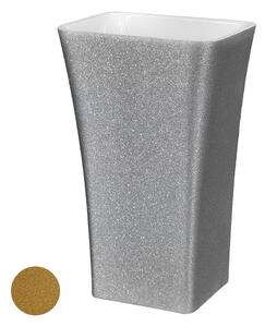 Besco Voľne stojace umývadlo z liateho mramoru Assos Glam Z UM VS 52x41x85 cm
