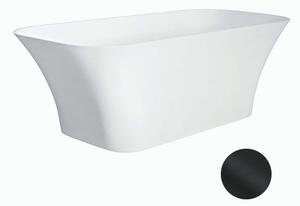 Besco Voľne stojaca vaňa z liateho mramoru Assos S-Line 160x70 BESCO-Typ výpuste: Click-Clack štandard, chróm, BESCO-Rozmery: 160x70, BESCO-Farba: Biela