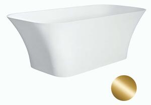 Besco Voľne stojaca vaňa z liateho mramoru Assos S-Line 160x70 BESCO-Typ výpuste: Click-Clack štandard, chróm, BESCO-Rozmery: 160x70, BESCO-Farba: Biela
