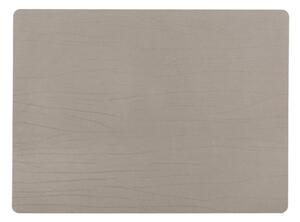 Sivo-béžové prestieranie z recyklovanej kože ZicZac Titane, 33 x 45 cm