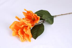 Umelé kvety MAGNÓLIA oranžová