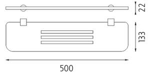 Nimco Polica, 50 cm IXI - BR X350-26
