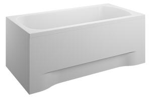 Polimat Akrylátová obdĺžniková vaňa Classic 120x70 (130x70, 140x70, 150x70, 150x75, 160x70, 170x70, 170x75, 180x80) POLIMAT-Farba: Biela, POLIMAT-Rozmery: 120x70