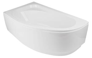 Besco Krycí panel k asymetrickej vani Cornea P 140x80 (150x100), biely BESCO-Rozmery: 140x80, BESCO-Farba: Biela, BESCO-Orientácia: Pravá