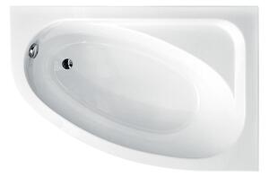 Besco Akrylátová asymetrická vaňa Cornea 140x80 (150x100) BESCO-Rozmery: 140x80, BESCO-Farba: Biela, BESCO-Orientácia: Ľavá