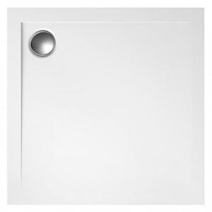 Polimat Štvorcová akrylátová sprchová vanička Geos 80x80 (90x90, 100x100) POLIMAT-Farba: Biela, POLIMAT-Rozmery: 80x80