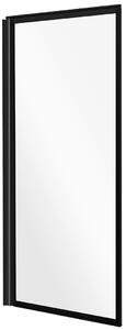 Besco Vaňová zástena ENZO BLACK 70140 (70x140 cm | Transparent)