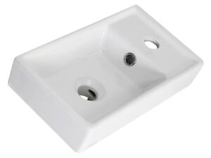 BPS-koupelny Nábytkové keramické umývadlo Faro U 40 P/L (40x22x8 cm)