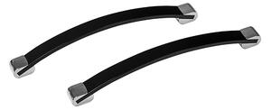 Besco Madlo k akrylátovým vaniam FLEX B/CR MAD (229x18x32,5 mm | farba: chróm/čierna )