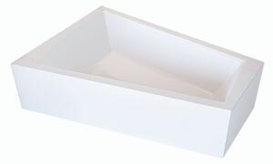 Besco Krycí panel k asymetrickej vani Intima Duo P 170x125 (180x125), biely BESCO-Rozmery: 170x125, BESCO-Farba: Biela