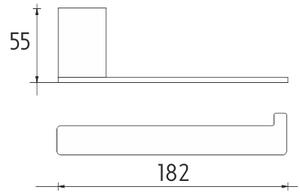 Nimco Držiak na toaletný papier KIBO - Ki 14055E-26