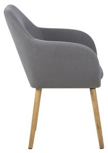 Dizajnová stolička Nashira, svetlo šedá