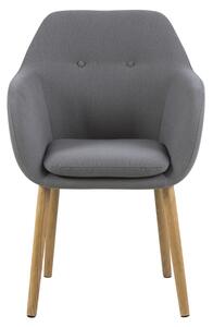 Dizajnová stolička Nashira, svetlo šedá