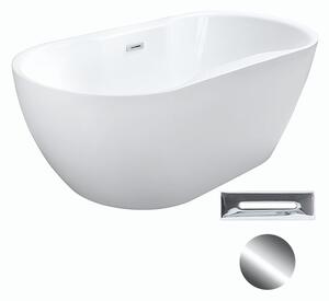 Besco Akrylátová voľne stojaca vaňa Navia 140x75 (150x80, 160x80)