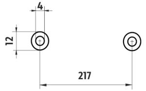 Nimco Držiak na uteráky, 23 cm NIKAU - NK 30060-26