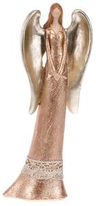 Soška anjel medený 22,5cm