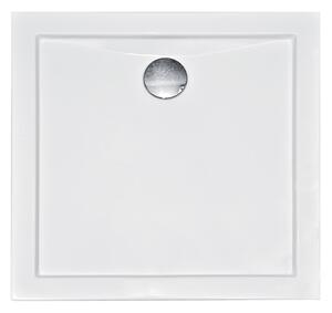 Besco Štvorcová akrylátová sprchová vanička AQUARIUS SQ 80x80 (90x90) SlimLine BESCO-Rozmery: 90x90