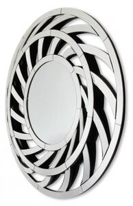 ARTEHOME Okrúhle zrkadlo Leto v trojrozmernom ažurovom ráme 90x90x5 cm strieborné