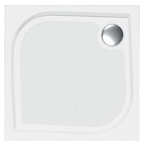 BPS-koupelny Sprchová vanička z liateho mramoru - štvorec Noris SQ 90 (90x90x3 cm)