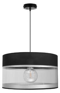 Závesné svietidlo Elegance, 1x textilné tienidlo (výber z 5 farieb - kombinácia 2 farieb), (výber z 3 farieb konštrukcie), (fi 35cm)
