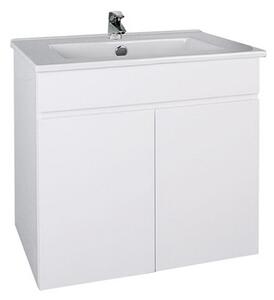 Comodo Kúpeľňová skrinka s keramickým umývadlom Slim W 60