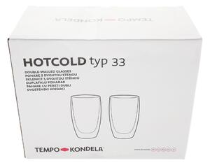 TEMPO-KONDELA HOTCOLD TYP 33, termo poháre, set 2 ks, s vločkami, 450 ml