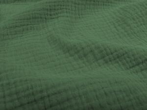 Biante Mušelínová obliečka na vankúš MSN-011 Lesná zelená 50 x 50 cm